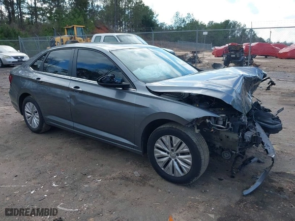 2019 Volkswagen Jetta S with VIN 3VWC57BU1KM219974, listed as a IAAI auction lot 41510105 with 153,989 mi miles. Bid and sale history available at carsss.com. Image 1.