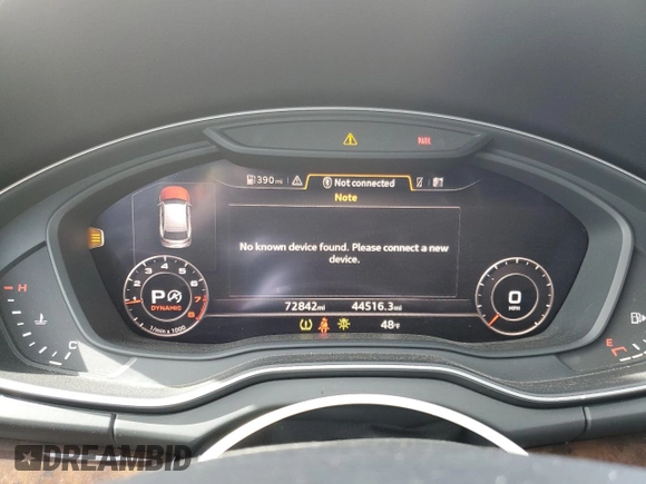 2019 Audi Q5 Premium Plus with VIN WA1BNAFY5K2044431, listed as a Copart auction lot 47662125 with 44,516 mi miles and Salvage Title. Bid and sale history available at carsss.com. Image 9.