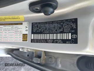 2017 Toyota Prius Two with VIN JTDKBRFU3H3034087, listed as a IAAI auction lot 40982253 with 158,745 mi miles and . Bid and sale history available at DreamBid. Image 9.