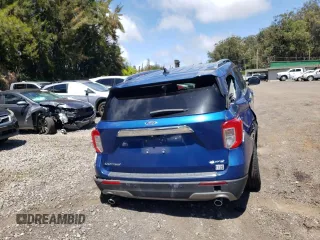 2023 Ford Explorer Limited with VIN 1FMSK8FH5PGB41352, listed as a Copart auction lot 53406155 with 25,612 mi miles and Salvage title. Bid and sale history available at DreamBid. Image 6.
