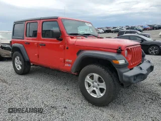 2018 Jeep Wrangler Unlimited Sport с VIN 1C4HJXDG0JW197511, выставлен на аукционе Copart как лот 57361775 с пробегом 95 830 миль миль и Списание • Salvage title. История ставок и продаж доступна на DreamBid. Изображение 4.