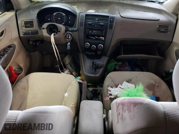 2007 Hyundai Tucson GLS with VIN KM8JM12B57U506533, listed as a Copart auction lot 48228404 with 0 mi miles and Salvage Title. Bid and sale history available at carsss.com. Image 8.