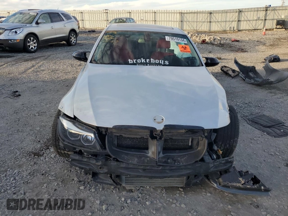 2008 BMW 3 Series 335i with VIN WBAVB73558VH25382, listed as a Copart auction lot 52142795 with 245,001 mi miles and Salvage title. Bid and sale history available at DreamBid. Image 5.