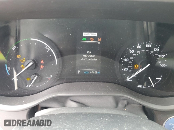 2022 Toyota Sienna XLE with VIN 5TDYRKEC3NS125652, listed as a Copart auction lot 49455045 with 67,628 mi miles and Salvage Title. Bid and sale history available at carsss.com. Image 9.