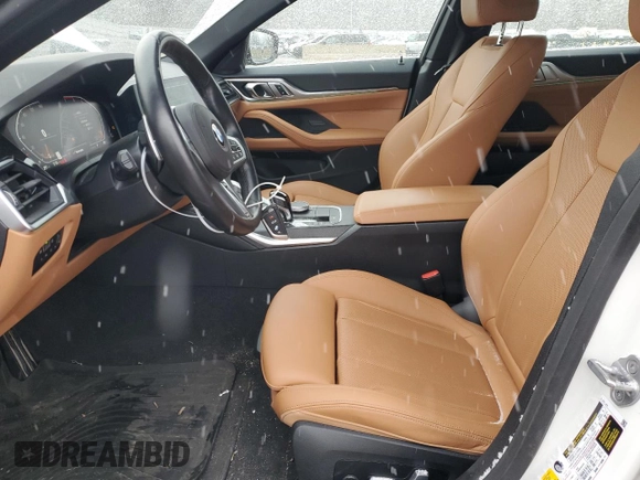 2023 BMW 4 Series 430i xDrive with VIN WBA73AV03PFP03200, listed as a Copart auction lot 87922935 with 44,003 mi miles and Salvage title. Bid and sale history available at DreamBid. Image 7.