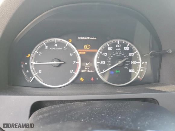 2017 Acura RDX w/Advance Pkg with VIN 5J8TB4H70HL027212, listed as a Copart auction lot 53318655 with 85,913 mi miles and Salvage Title. Bid and sale history available at carsss.com. Image 9.