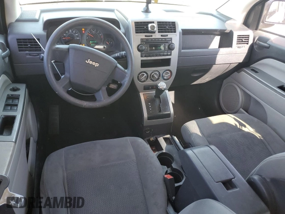 2007 Jeep Compass Sport with VIN 1J8FT47W67D145896, listed as a Copart auction lot 46867975 with 225,691 mi miles and Salvage Title. Bid and sale history available at carsss.com. Image 8.