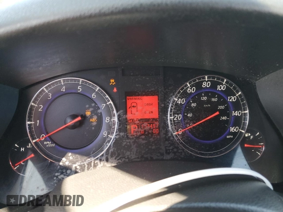 2008 Infiniti EX Journey with VIN JNKAJ09F88M351587, listed as a Copart auction lot 49184205 with 133,497 mi miles and Clean title. Bid and sale history available at DreamBid. Image 9.