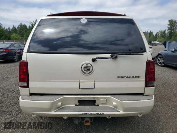 2002 Cadillac Escalade with VIN 1GYEK63N62R247073, listed as a Copart auction lot 60094005 with 196,056 mi miles and Clean title. Bid and sale history available at DreamBid. Image 6.