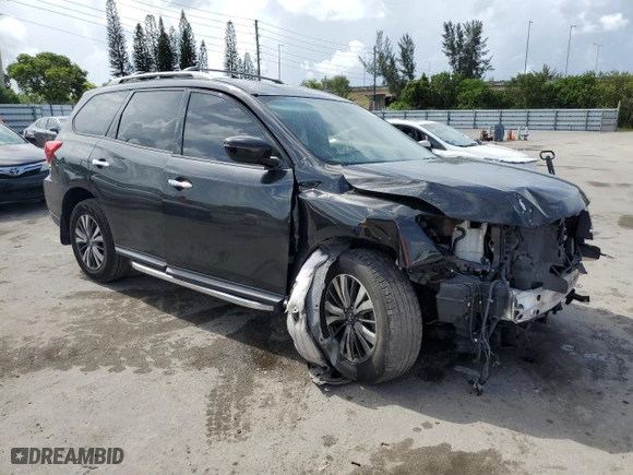 2018 Nissan Pathfinder SV with VIN 5N1DR2MM1JC619959, listed as a Copart auction lot 64248114 with NaN miles and Salvage Title. Bid and sale history available at carsss.com. Image 4.