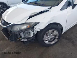 2015 Honda Civic Sedan LX with VIN 19XFB2E56FE060580, listed as a IAAI auction lot 41988820 with 65,924 mi miles. Bid and sale history available at carsss.com. Image 6.