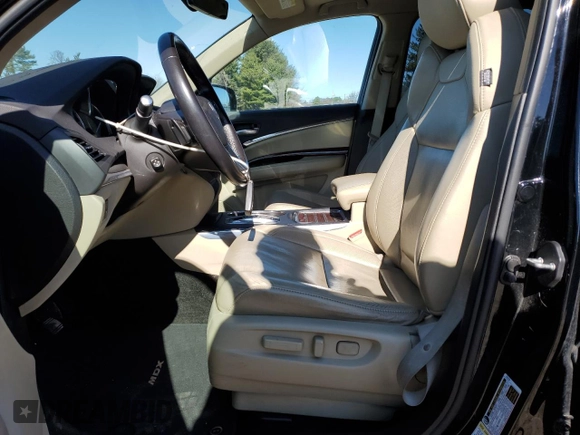 2016 Acura MDX Advance with VIN 5FRYD4H9XGB032109, listed as a Copart auction lot 50984865 with 205,120 mi miles and Salvage title. Bid and sale history available at DreamBid. Image 7.