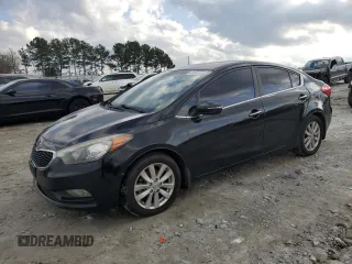 2014 Kia Forte EX with VIN KNAFX4A85E5128260, listed as a Copart auction lot 44041325 with 143,998 mi miles and Salvage Title. Bid and sale history available at carsss.com. Image 1.