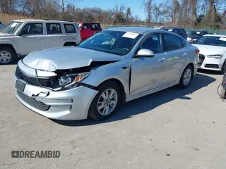 2016 Kia Optima LX with VIN 5XXGT4L37GG084538, listed as a IAAI auction lot 41784807 with 128,928 mi miles. Bid and sale history available at carsss.com. Image 19.