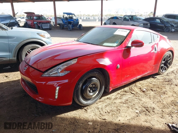 2017 Nissan 370Z with VIN JN1AZ4EH8HM953336, listed as a IAAI auction lot 41745966 with 50,313 mi miles. Bid and sale history available at carsss.com. Image 2.
