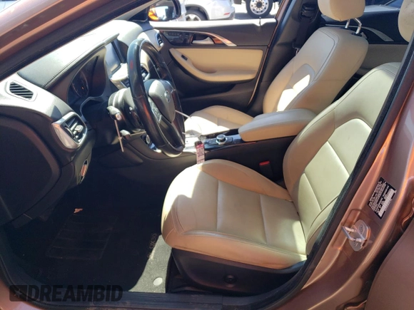 2017 Infiniti QX30 Luxury with VIN SJKCH5CR6HA027820, listed as a Copart auction lot 68570184 with 0 mi miles and Salvage Title. Bid and sale history available at carsss.com. Image 7.