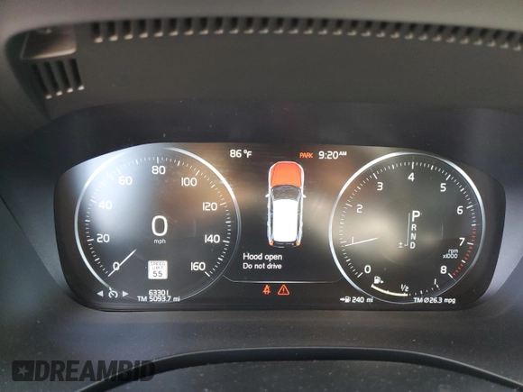 2019 Volvo XC60 Momentum with VIN LYV102RK4KB191805, listed as a Copart auction lot 62419245 with 63,301 mi miles and Salvage title. Bid and sale history available at DreamBid. Image 9.