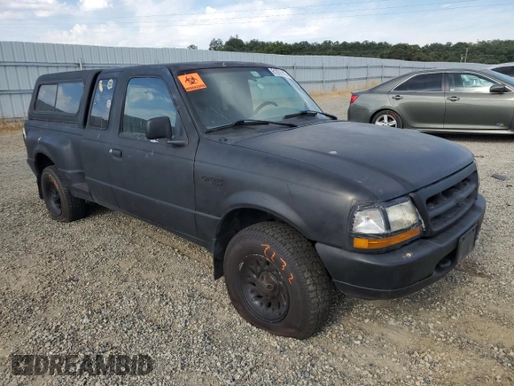 1999 Ford Ranger XL with VIN 1FTZR15V1XPB88455, listed as a Copart auction lot 61976915 with 117,711 mi miles and Salvage title. Bid and sale history available at DreamBid. Image 4.