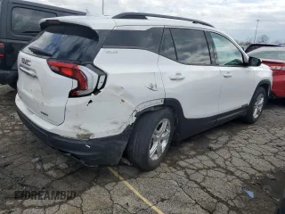 2020 GMC Terrain SLE z VIN 3GKALTEVXLL346442, wystawiony jako Copart lot #52283225 z przebiegiem 73 217 mil mil oraz Szkoda całkowita • Salvage title. Historia ofert i sprzedaży dostępna na DreamBid. Obrazek 3.