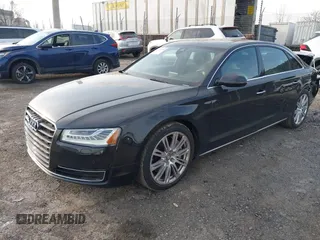 2015 Audi A8 3.0T with VIN WAU3GAFDXFN028244, listed as a IAAI auction lot 41791578 with 149,770 mi miles and . Bid and sale history available at DreamBid. Image 17.