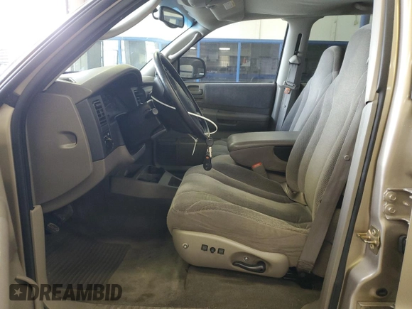 2004 Dodge Dakota SLT with VIN 1D7HG48N24S528242, listed as a Copart auction lot 52423025 with 113,786 mi miles and Salvage title. Bid and sale history available at DreamBid. Image 7.