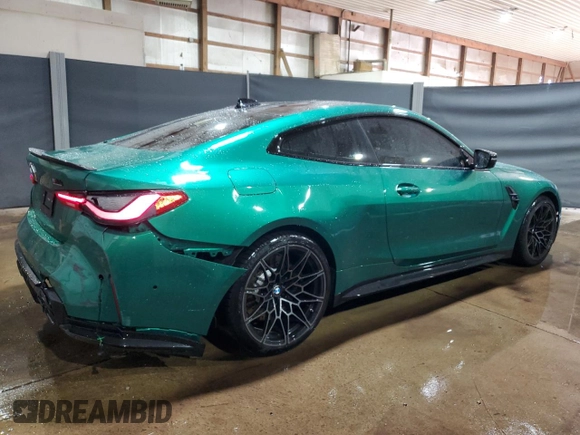 2021 BMW M4 Competition with VIN WBS33AZ06MCH17175, listed as a Copart auction lot 70617284 with 24,730 mi miles and Salvage Title. Bid and sale history available at carsss.com. Image 3.