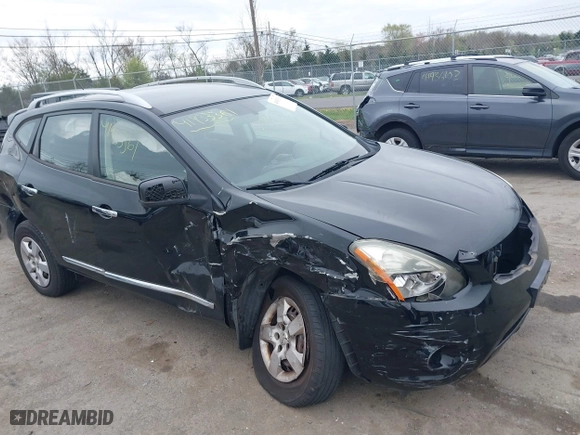 2015 Nissan Rogue Select S with VIN JN8AS5MT6FW153265, listed as a IAAI auction lot 41933361 with 137,560 mi miles. Bid and sale history available at carsss.com. Image 1.