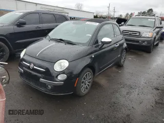 2012 FIAT 500 Gucci with VIN 3C3CFFER5CT253882, listed as a Copart auction lot 51893135 with 84,671 mi miles and Salvage Title. Bid and sale history available at carsss.com. Image 1.
