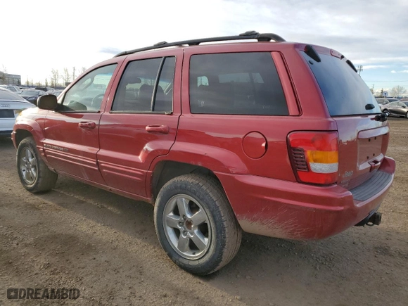 2003 Jeep Grand Cherokee Limited with VIN 1J4GW58N23C616404, listed as a Copart auction lot 80310244 with 277,710 mi miles and Clean Title. Bid and sale history available at carsss.com. Image 2.