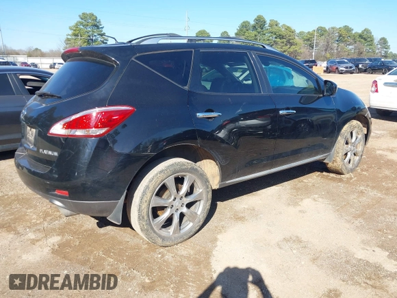2014 Nissan Murano SL with VIN JN8AZ1MU7EW413510, listed as a IAAI auction lot 41554798 with 137,055 mi miles and . Bid and sale history available at carsss.com. Image 4.