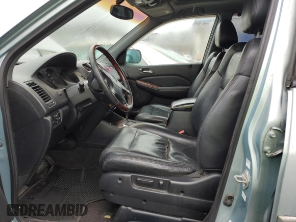 2002 Acura MDX Touring Pkg with VIN 2HNYD18692H526612, listed as a Copart auction lot 43260345 with 0 mi miles and Salvage Title. Bid and sale history available at carsss.com. Image 7.