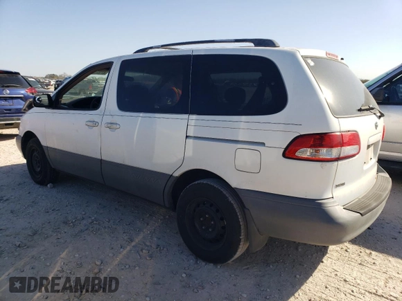 2002 Toyota Sienna CE z VIN 4T3ZF19C52U489292, wystawiony jako Copart lot #87187184 z przebiegiem Nie podano mil oraz Szkoda całkowita • Salvage title. Historia ofert i sprzedaży dostępna na DreamBid. Obrazek 2.