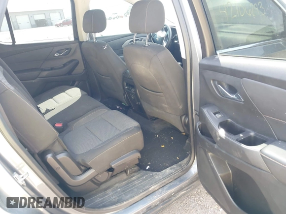 2020 Chevrolet Traverse LS with VIN 1GNERFKW0LJ262283, listed as a IAAI auction lot 42106293 with 52,934 mi miles and . Bid and sale history available at DreamBid. Image 8.