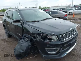 2017 Jeep Compass Limited z VIN 3C4NJDCB2HT628079, wystawiony jako IAAI lot #42209272 z przebiegiem 108 862 mil mil oraz . Historia ofert i sprzedaży dostępna na DreamBid. Obrazek 1.
