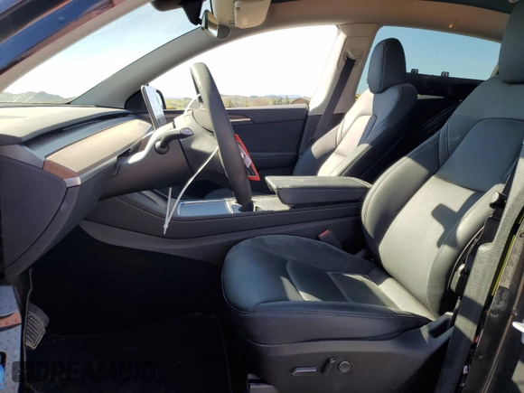 2024 Tesla Model Y Long Range с VIN 7SAYGDEEXRF032028, выставлен на аукционе Copart как лот 47128085 с пробегом 8 607 миль миль и Списание • Salvage title. История ставок и продаж доступна на DreamBid. Изображение 7.