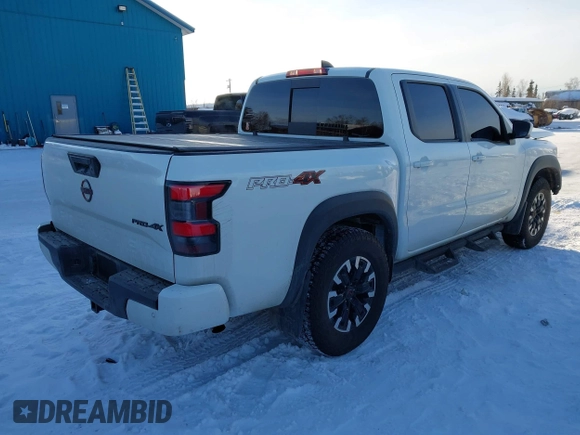2024 Nissan Frontier Pro-4X with VIN 1N6ED1EK3RN620414, listed as a IAAI auction lot 41613820 with 10,714 mi miles and . Bid and sale history available at DreamBid. Image 4.