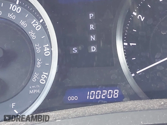 2012 Lexus IS 250 with VIN JTHCF5C29C5060225, listed as a IAAI auction lot 41494116 with 100,208 mi miles and . Bid and sale history available at DreamBid. Image 15.