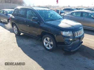 2016 Jeep Compass Sport with VIN 1C4NJCBA8GD560507, listed as a IAAI auction lot 41819228 with 123,294 mi miles and . Bid and sale history available at DreamBid. Image 1.