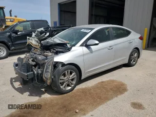 2017 Hyundai Elantra SE with VIN KMHD84LF4HU176258, listed as a Copart auction lot 49873095 with 81,995 mi miles and Salvage title. Bid and sale history available at DreamBid. Image 1.