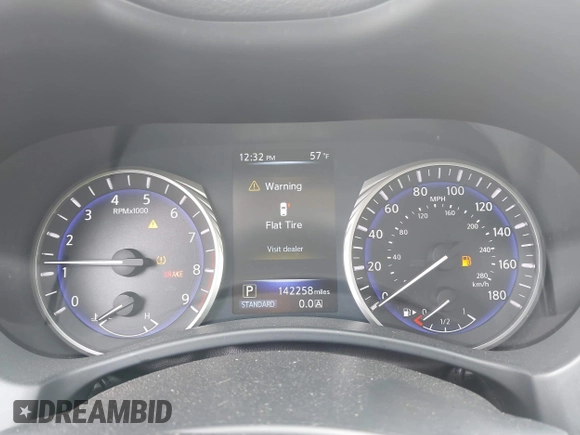2014 Infiniti Q50 Sport with VIN JN1BV7AR1EM701939, listed as a IAAI auction lot 42051058 with 142,258 mi miles and . Bid and sale history available at DreamBid. Image 7.