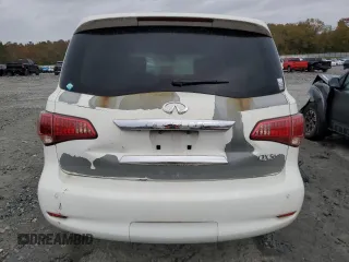 2011 Infiniti QX56 7-passenger with VIN JN8AZ2NF1B9503607, listed as a Copart auction lot 83296614 with 189,749 mi miles and Clean Title. Bid and sale history available at carsss.com. Image 6.