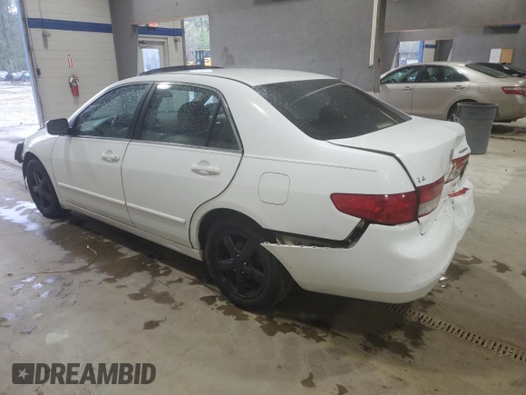 2005 Honda Accord EX with VIN 1HGCM56755A181408, listed as a Copart auction lot 52094265 with 207,948 mi miles and Salvage Title. Bid and sale history available at DreamBid. Image 2.