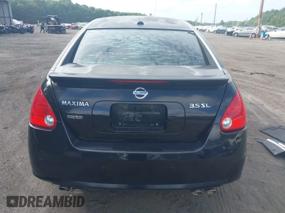 2008 Nissan Maxima SE with VIN 1N4BA41E98C837448, listed as a IAAI auction lot 42539052 with 187,919 mi miles and . Bid and sale history available at DreamBid. Image 17.