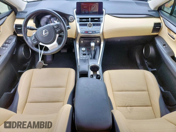 2021 Lexus NX 300 with VIN JTJGARDZ9M2243757, listed as a Copart auction lot 58339885 with 86,047 mi miles and Salvage title. Bid and sale history available at DreamBid. Image 8.