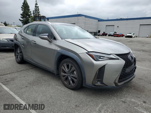 2019 Lexus UX 250h z VIN JTHU9JBH0K2003941, wystawiony jako Copart lot #53476155 z przebiegiem 94 603 mil mil oraz Szkoda całkowita • Salvage title. Historia ofert i sprzedaży dostępna na DreamBid. Obrazek 4.