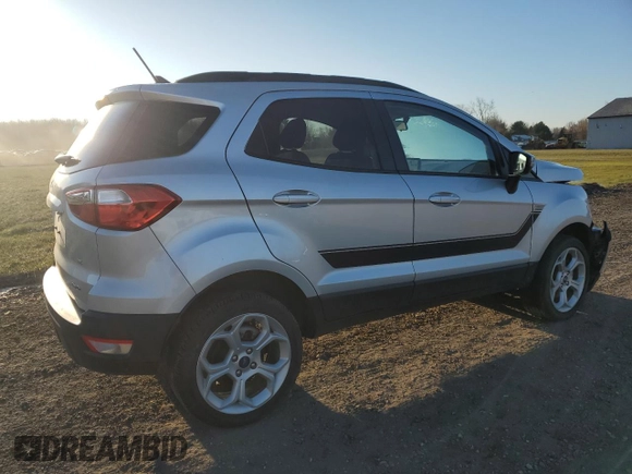 2022 Ford EcoSport SE with VIN MAJ6S3GL5NC461213, listed as a Copart auction lot 50873695 with 11,728 mi miles and Salvage Title. Bid and sale history available at carsss.com. Image 3.