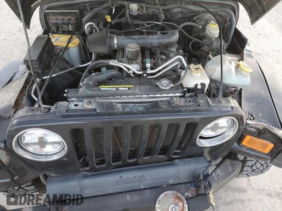 2005 Jeep Wrangler Rubicon with VIN 1J4FA69S55P317666, listed as a Copart auction lot 81782754 with 119,954 mi miles and Salvage Title. Bid and sale history available at carsss.com. Image 12.