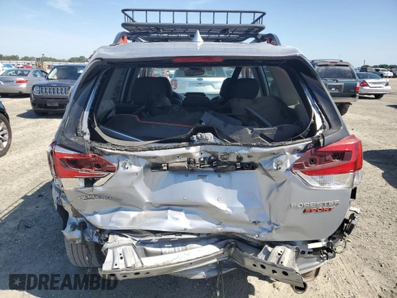 2021 Subaru Forester Special Sports with VIN JF2SKARC0MH437625, listed as a Copart auction lot 55021485 with 58,930 mi miles and Salvage title. Bid and sale history available at DreamBid. Image 6.