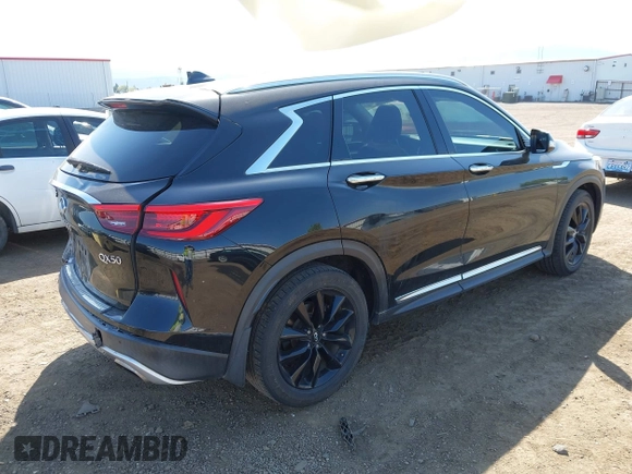 2019 Infiniti QX50 Luxe with VIN 3PCAJ5M34KF126367, listed as a IAAI auction lot 42140786 with 66,038 mi miles and . Bid and sale history available at DreamBid. Image 4.