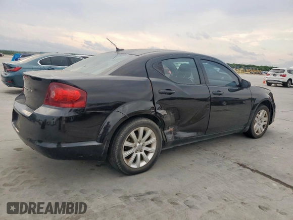 2014 Dodge Avenger SE with VIN 1C3CDZAB1EN166564, listed as a Copart auction lot 47892745 with 149,825 mi miles and Clean Title. Bid and sale history available at DreamBid. Image 3.